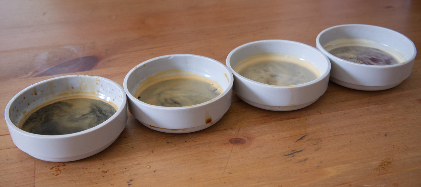 [Set of 4] Stacking Espresso "Salami Shot" 4 SLICE Cups